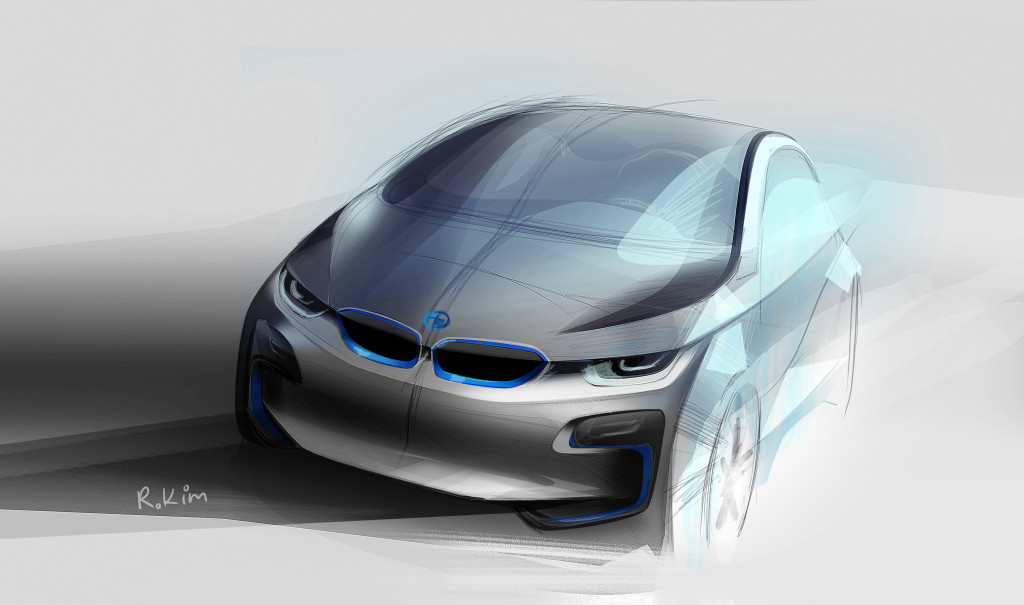 BMW i3 Concept, Design sketch (07/2011)